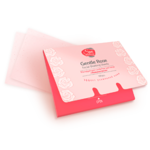 Tiande Absorbent face wipes with a delicate rose